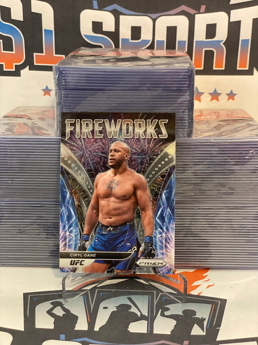 2022 Panini Prizm UFC (Fireworks) Ciryl Gane #12
