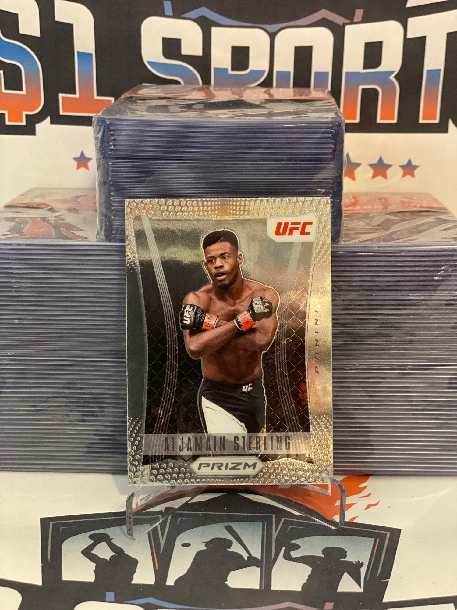 2022 Panini Prizm UFC (Flashback) Aljamain Sterling #11