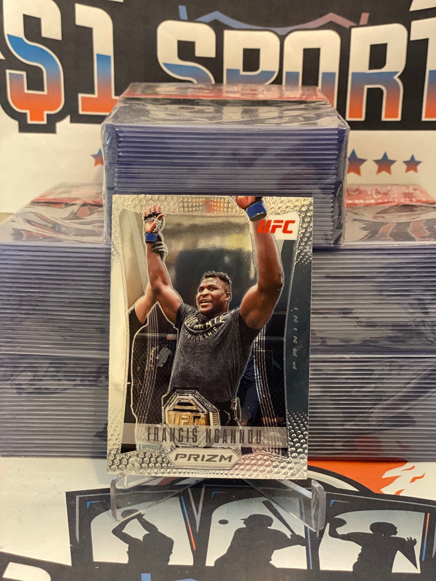 2022 Panini Prizm UFC (Flashback) Francis Ngannou #12