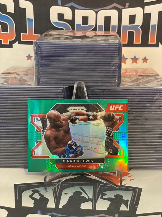 2022 Panini Prizm UFC (Green Prizm) Derrick Lewis #1