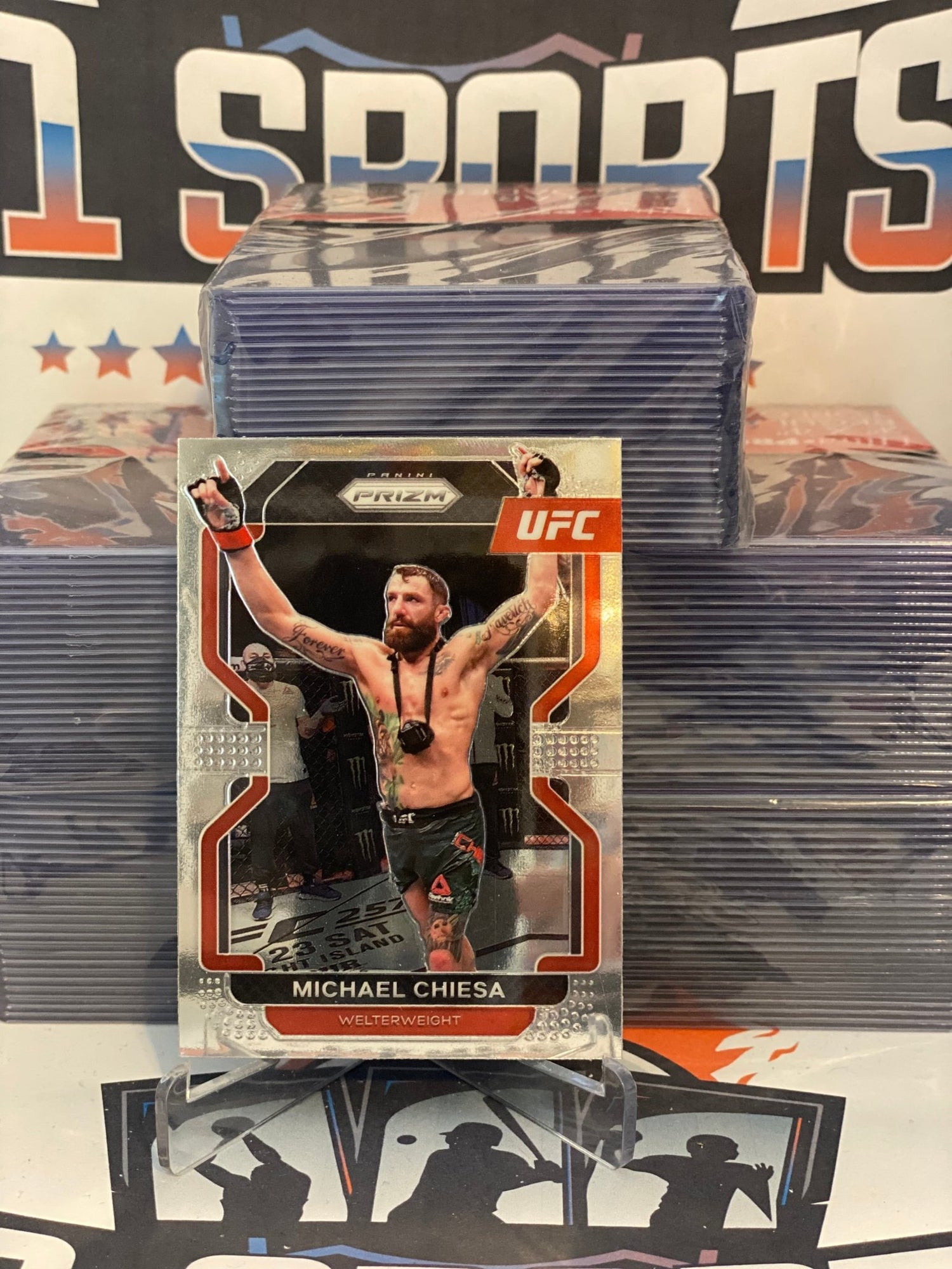 2022 Panini Prizm UFC Michael Chiesa #110