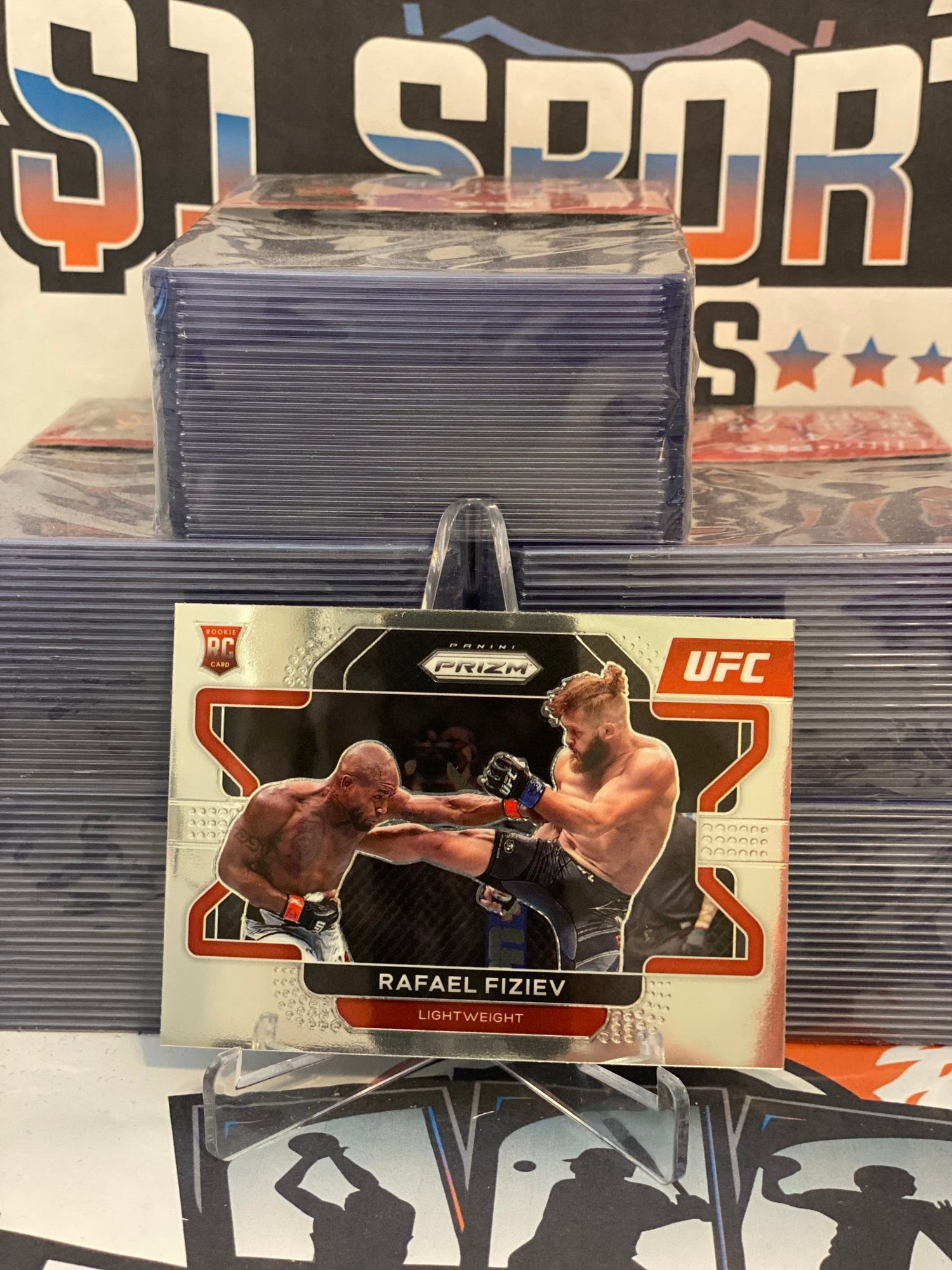 2022 Panini Prizm UFC Rafael Fiziev Rookie #98