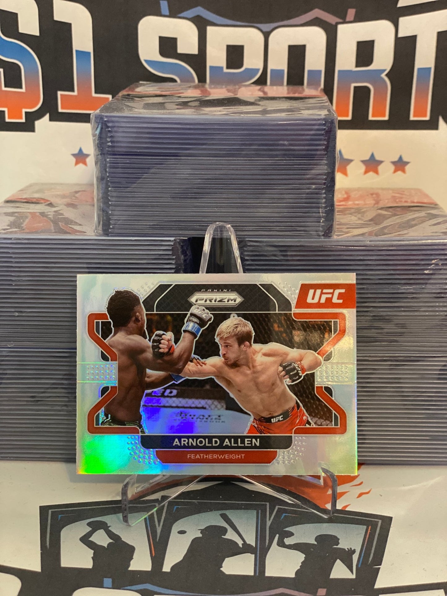 2022 Panini Prizm UFC (Silver Prizm) Arnold Allen #95