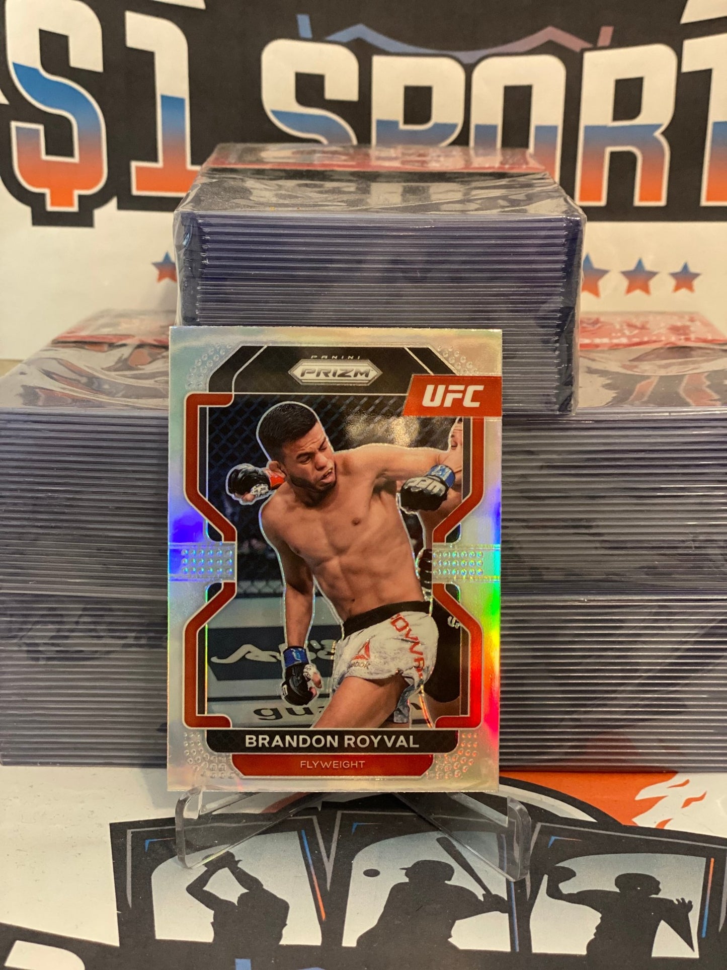 2022 Panini Prizm UFC (Silver Prizm) Brandon Royval #149