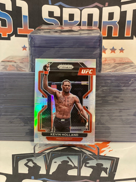 2022 Panini Prizm UFC (Silver Prizm) Kevin Holland #186