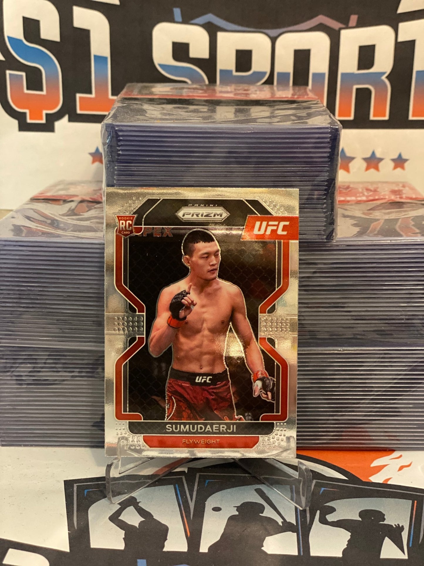 2022 Panini Prizm UFC Sumudaer Ji Rookie #114