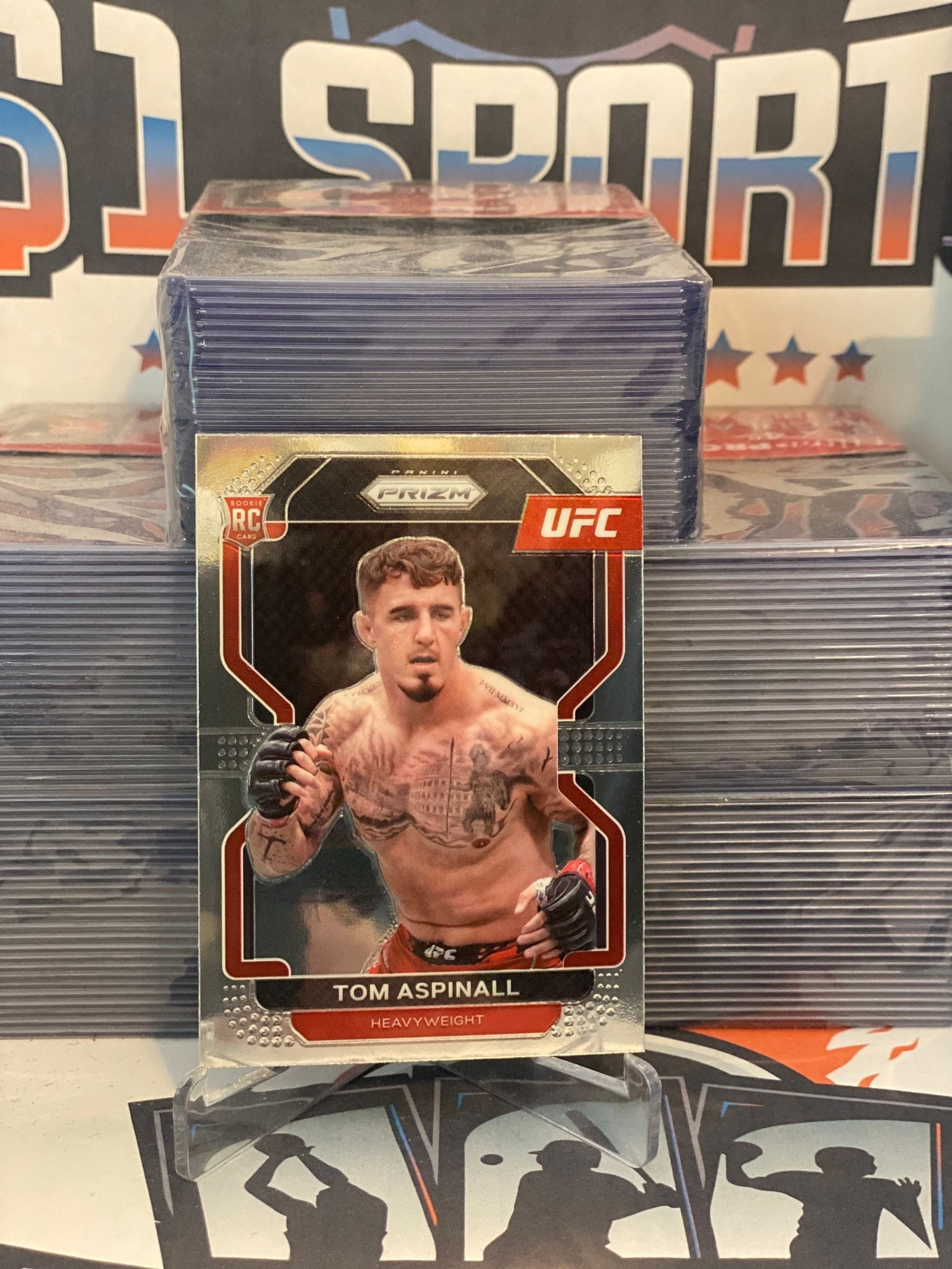 2022 Panini Prizm UFC Tom Aspinall Rookie #134