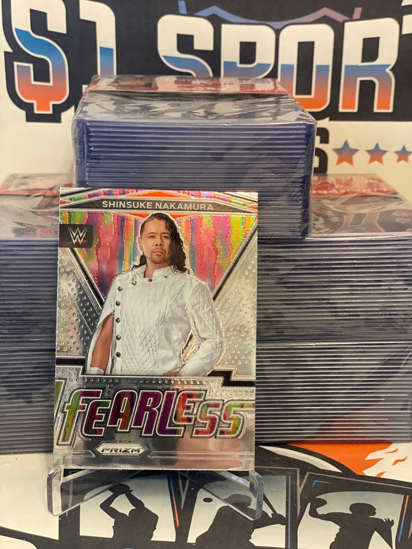 2022 Panini Prizm WWE (Fearless) Shinsuke Nakamura #3