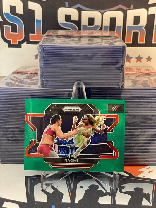 2022 Panini Prizm WWE (Green Prizm) Naomi #18