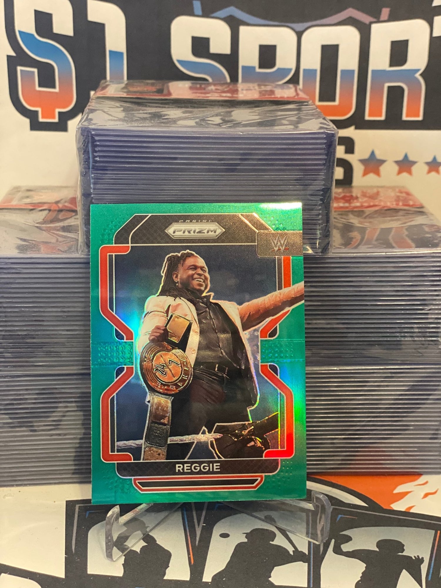 2022 Panini Prizm WWE (Green Prizm) Reggie #127