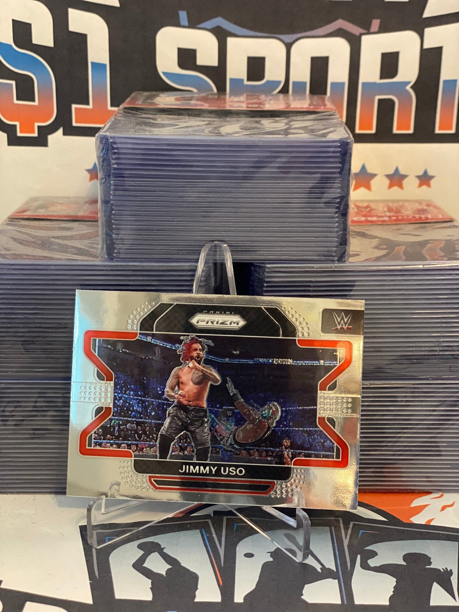 2022 Panini Prizm WWE Jimmy Uso #15