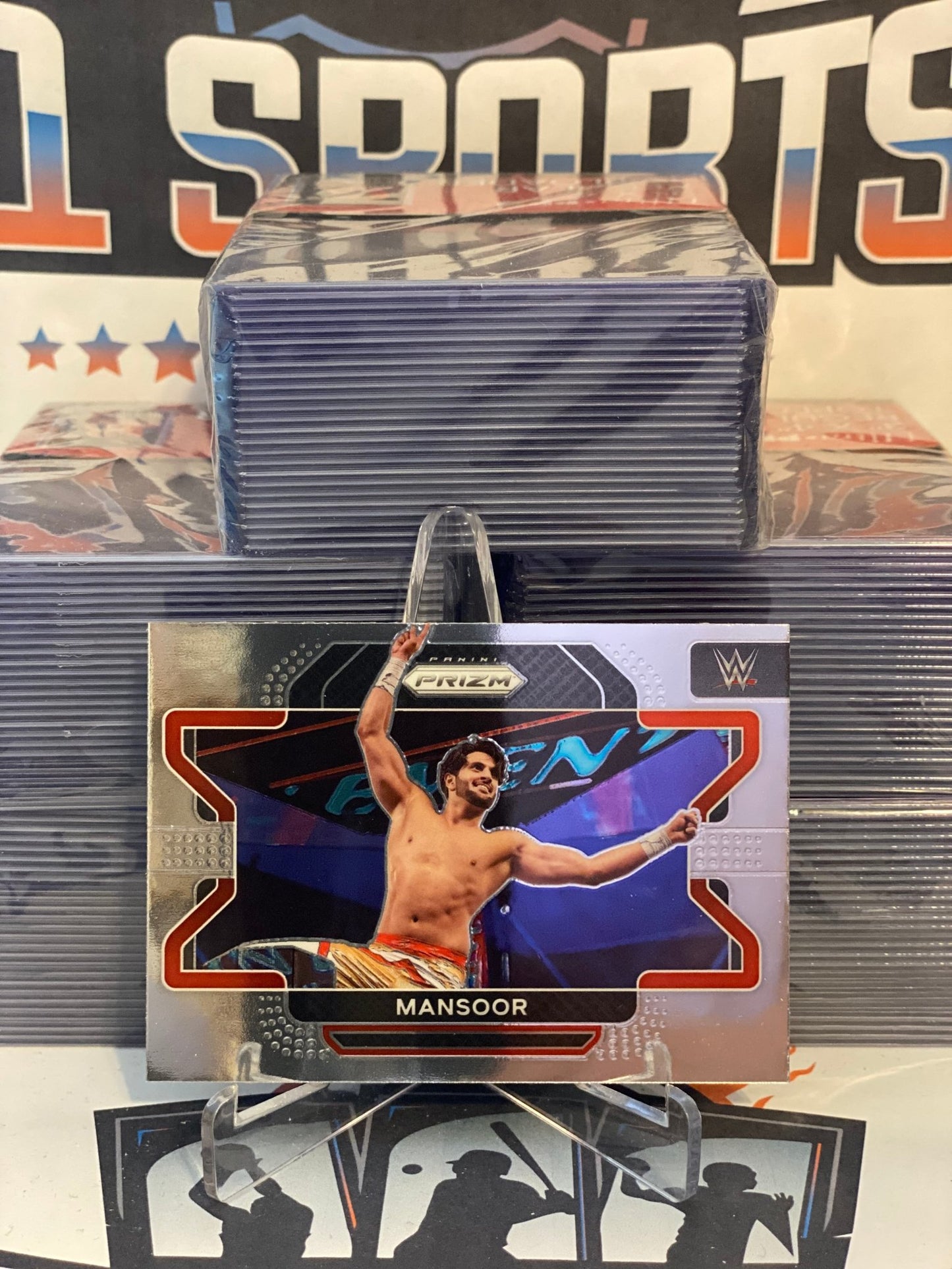 2022 Panini Prizm WWE Mansoor #66