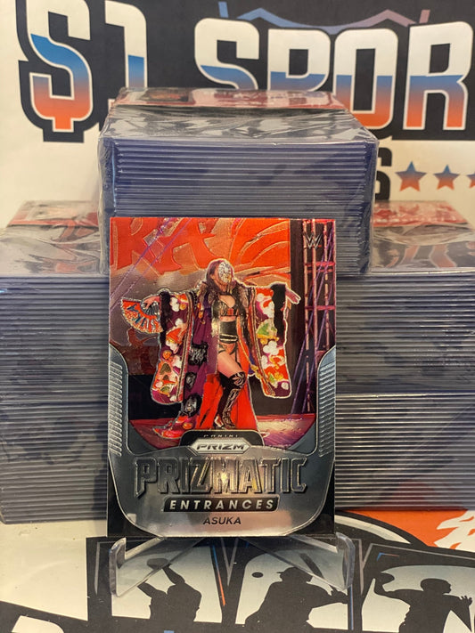 2022 Panini Prizm WWE (Prizmatic Entrances) Asuka #25