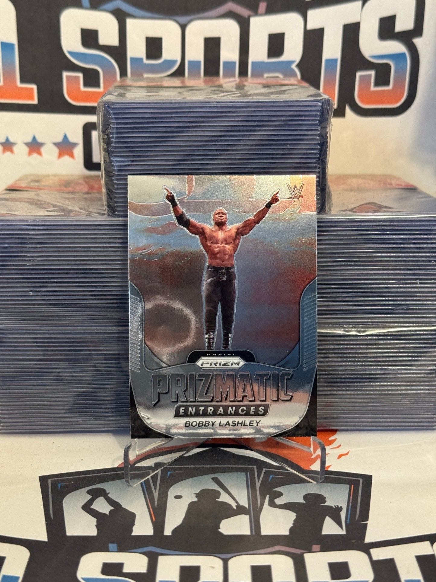 2022 Panini Prizm WWE (Prizmatic Entrances) Bobby Lashley #19