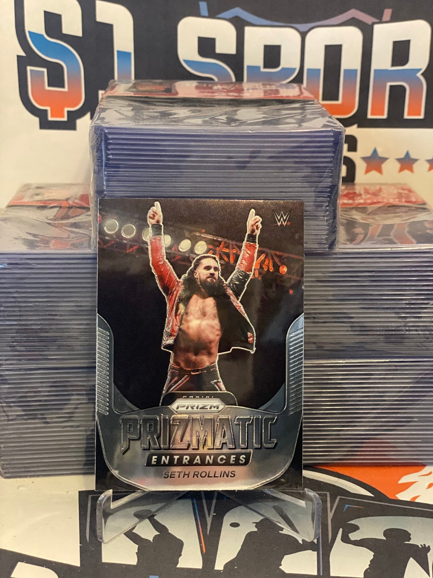 2022 Panini Prizm WWE (Prizmatic Entrances) Seth Rollins #30