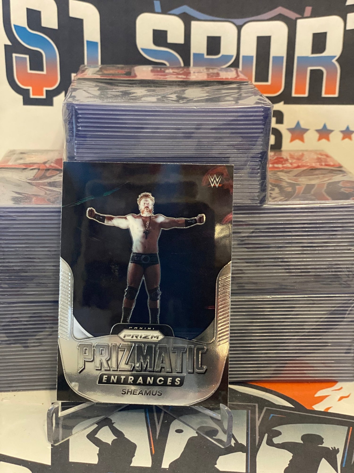 2022 Panini Prizm WWE (Prizmatic Entrances) Sheamus #2