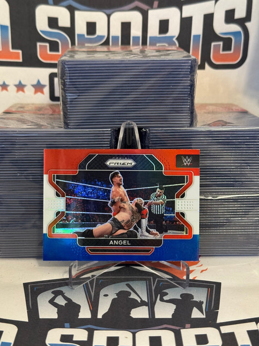 2022 Panini Prizm WWE (Red White Blue Prizm) Angel #57