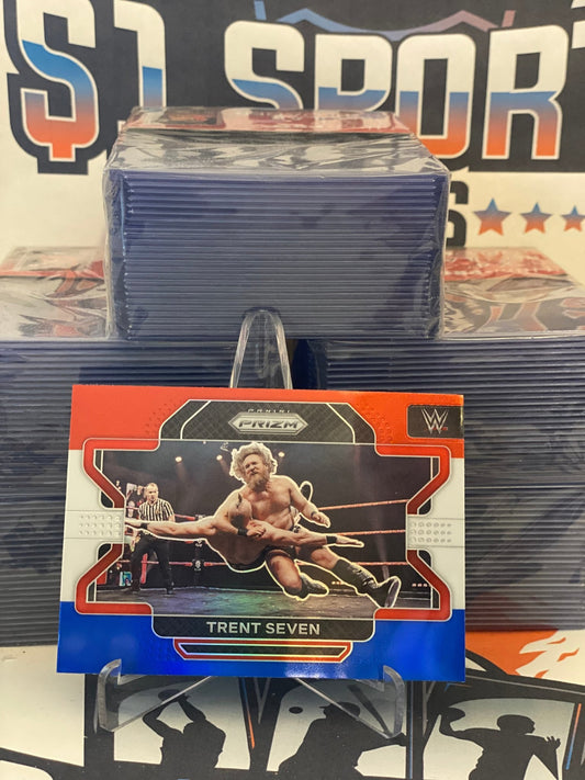 2022 Panini Prizm WWE (Red White Blue Prizm) Trent Seven #82