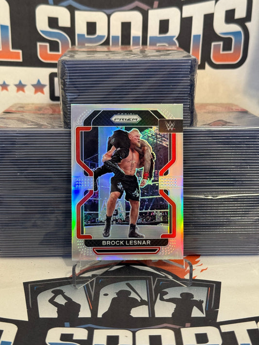 2022 Panini Prizm WWE (Silver Prizm) Brock Lesnar #135