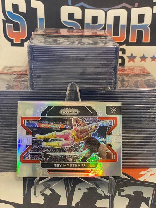 2022 Panini Prizm WWE (Silver Prizm) Rey Mysterio #98