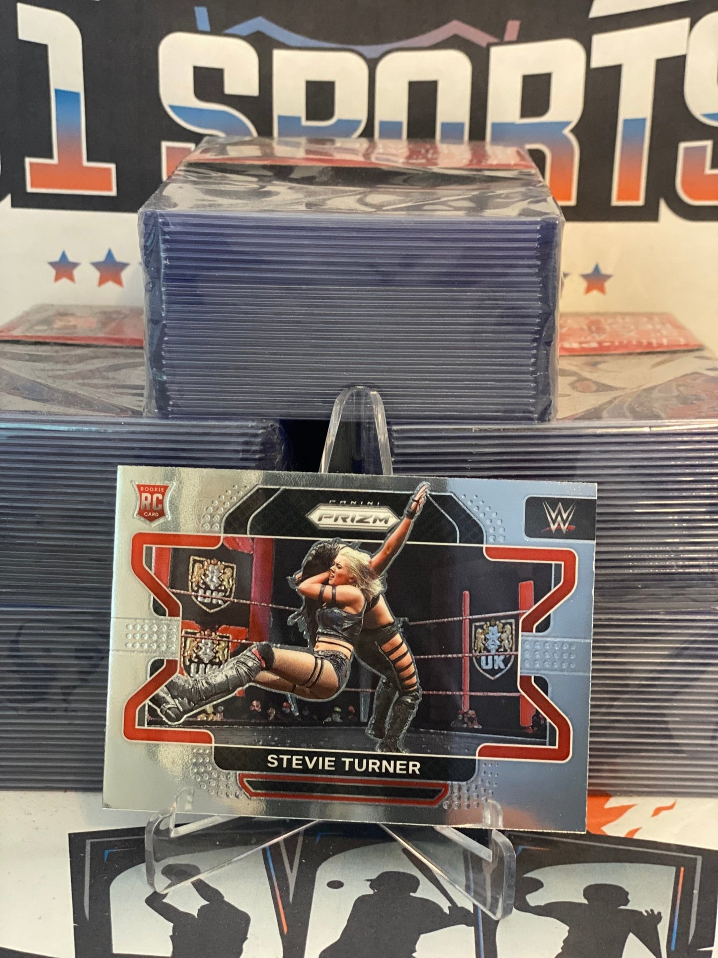 2022 Panini Prizm WWE Stevie Turner Rookie #22