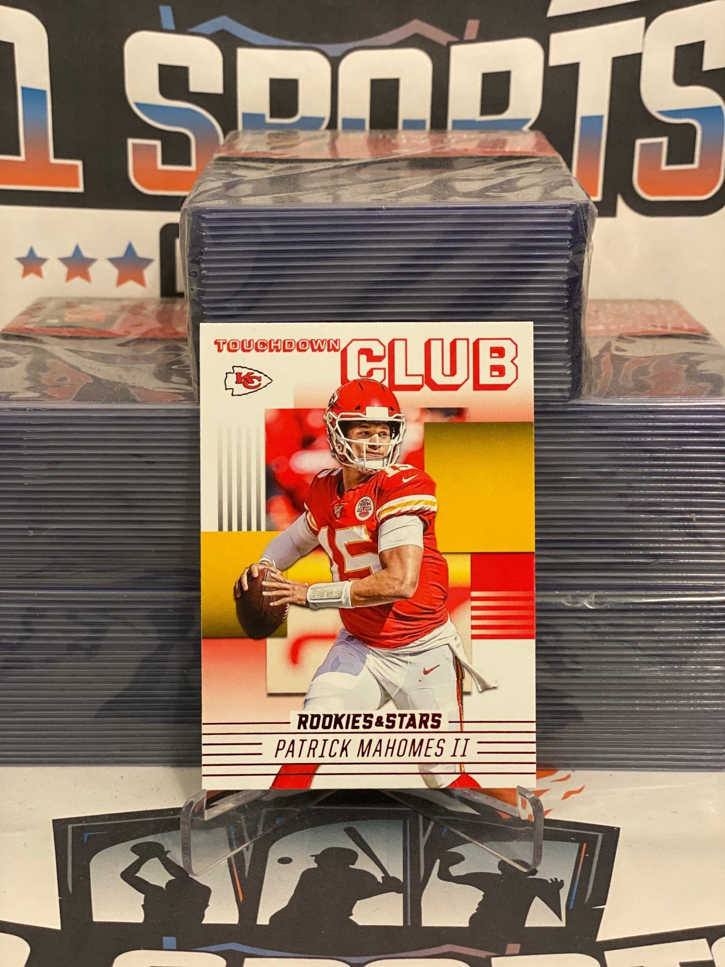 2022 Panini Rookies & Stars (Red, Touchdown Club) Patrick Mahomes II #TC-1