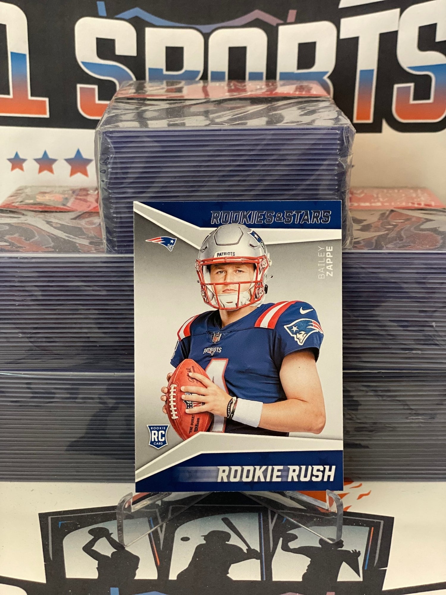 2022 Panini Rookies & Stars (Rookie Rush) Bailey Zappe #RR-4