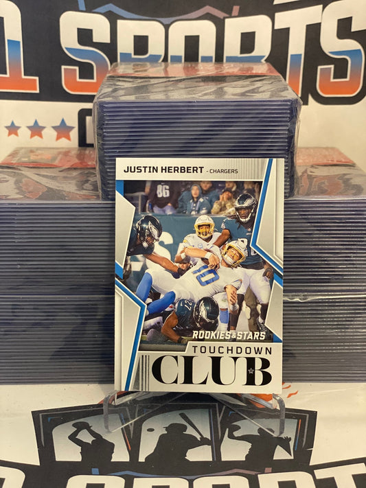 2022 Panini Rookies & Stars (Touchdown Club) Justin Herbert #TD-4