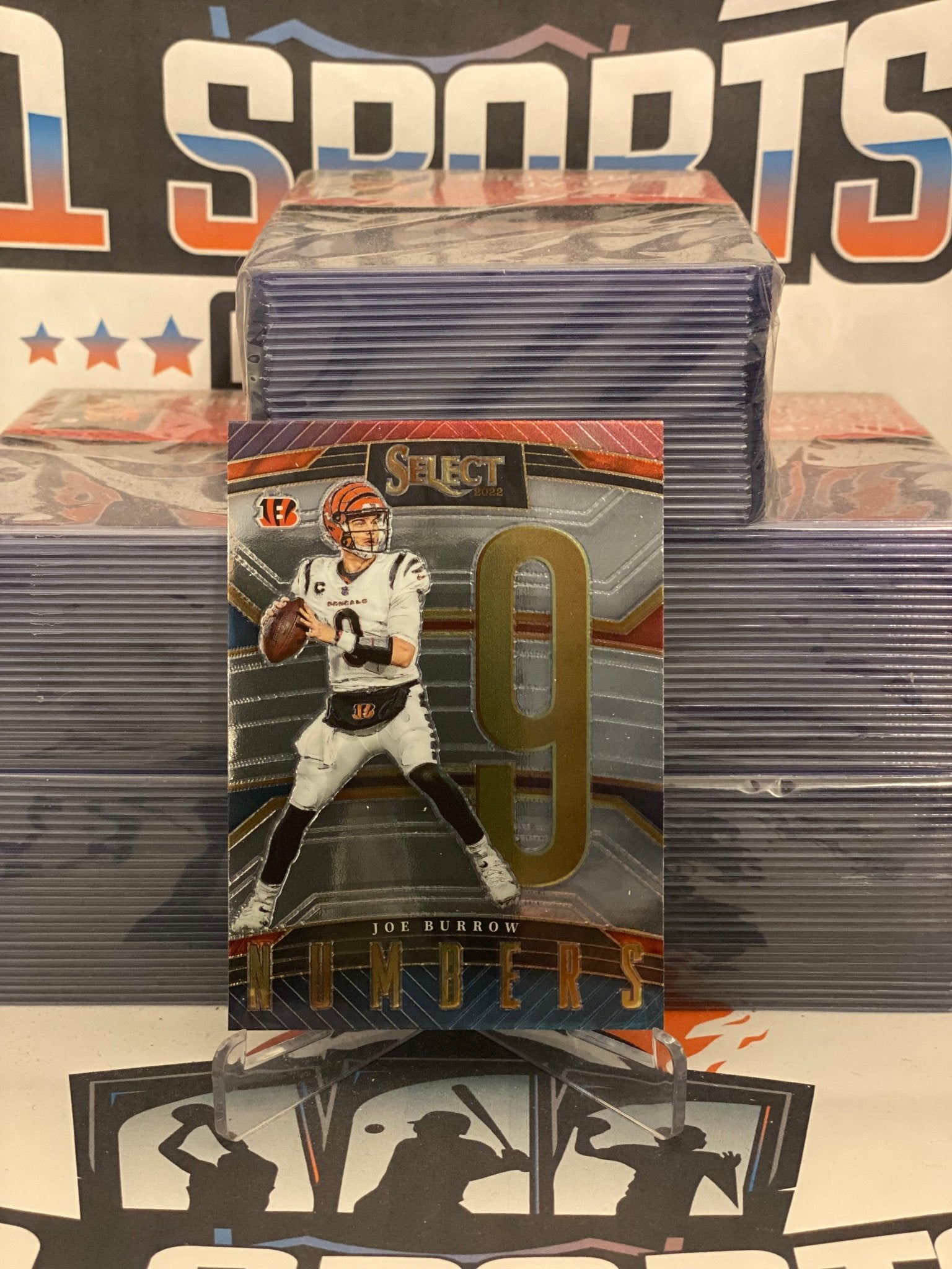 2022 Panini Select (Numbers) Joe Burrow #SN-8 – $1 Sports Cards