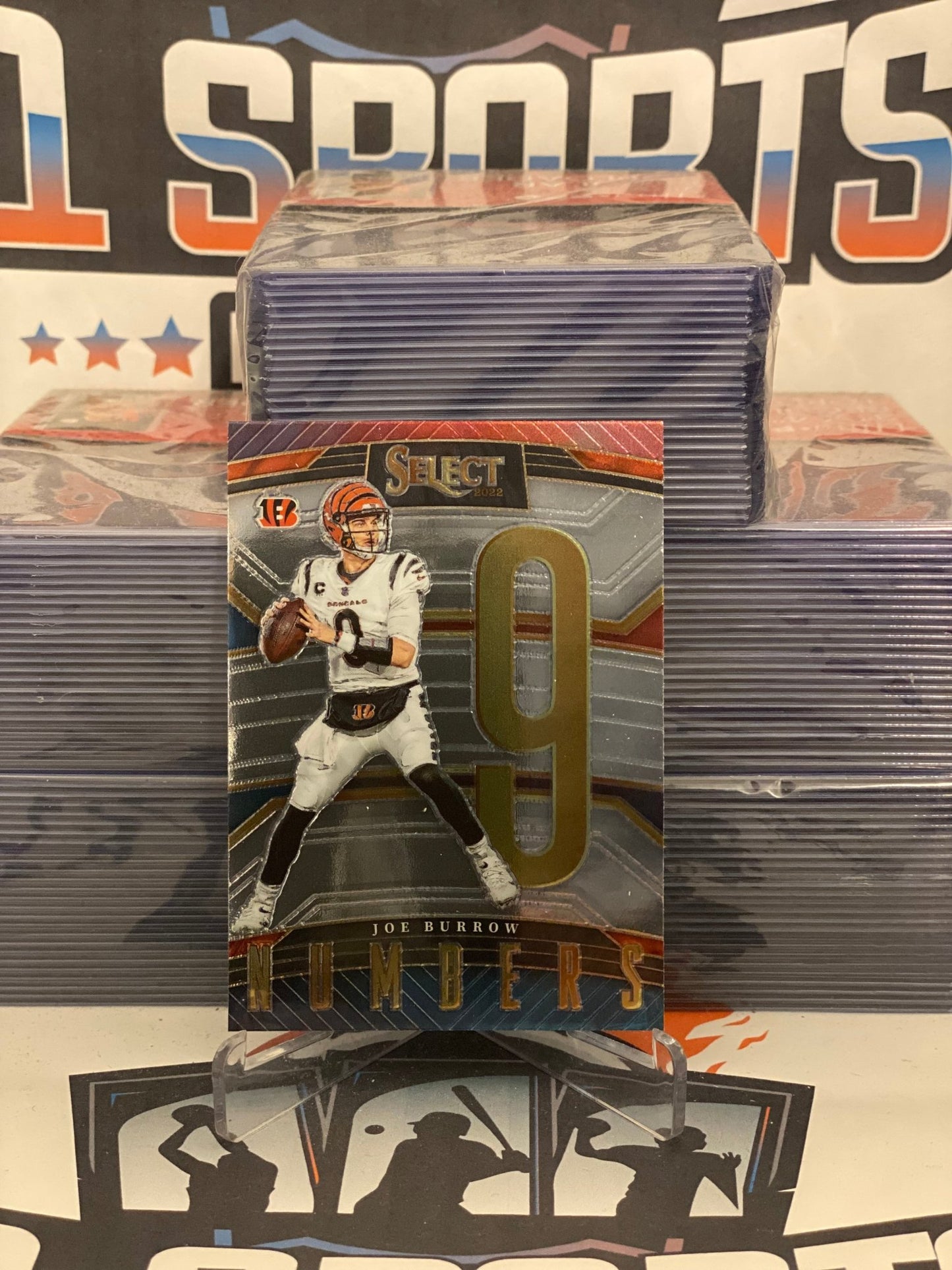 2022 Panini Select (Numbers) Joe Burrow #SN-8