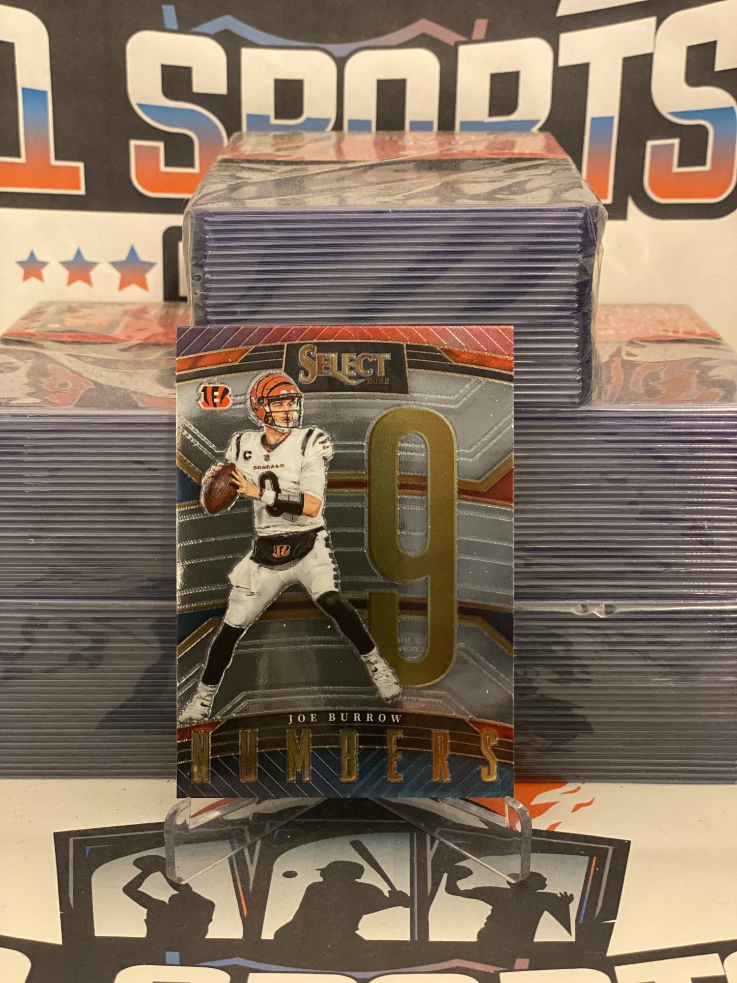 2022 Panini Select (Numbers) Joe Burrow #SN-8