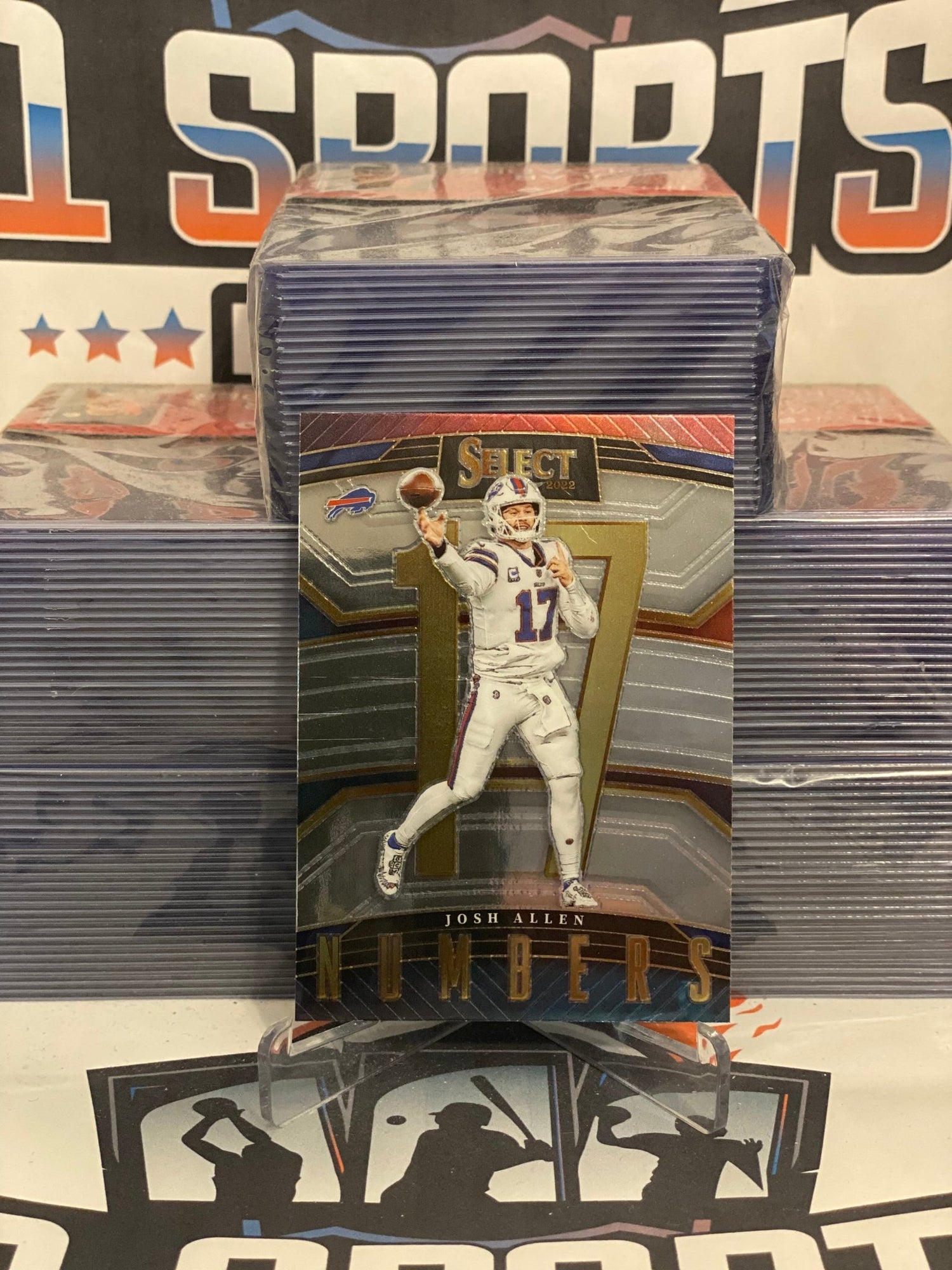 2022 Panini Select (Numbers) Josh Allen #SN-2