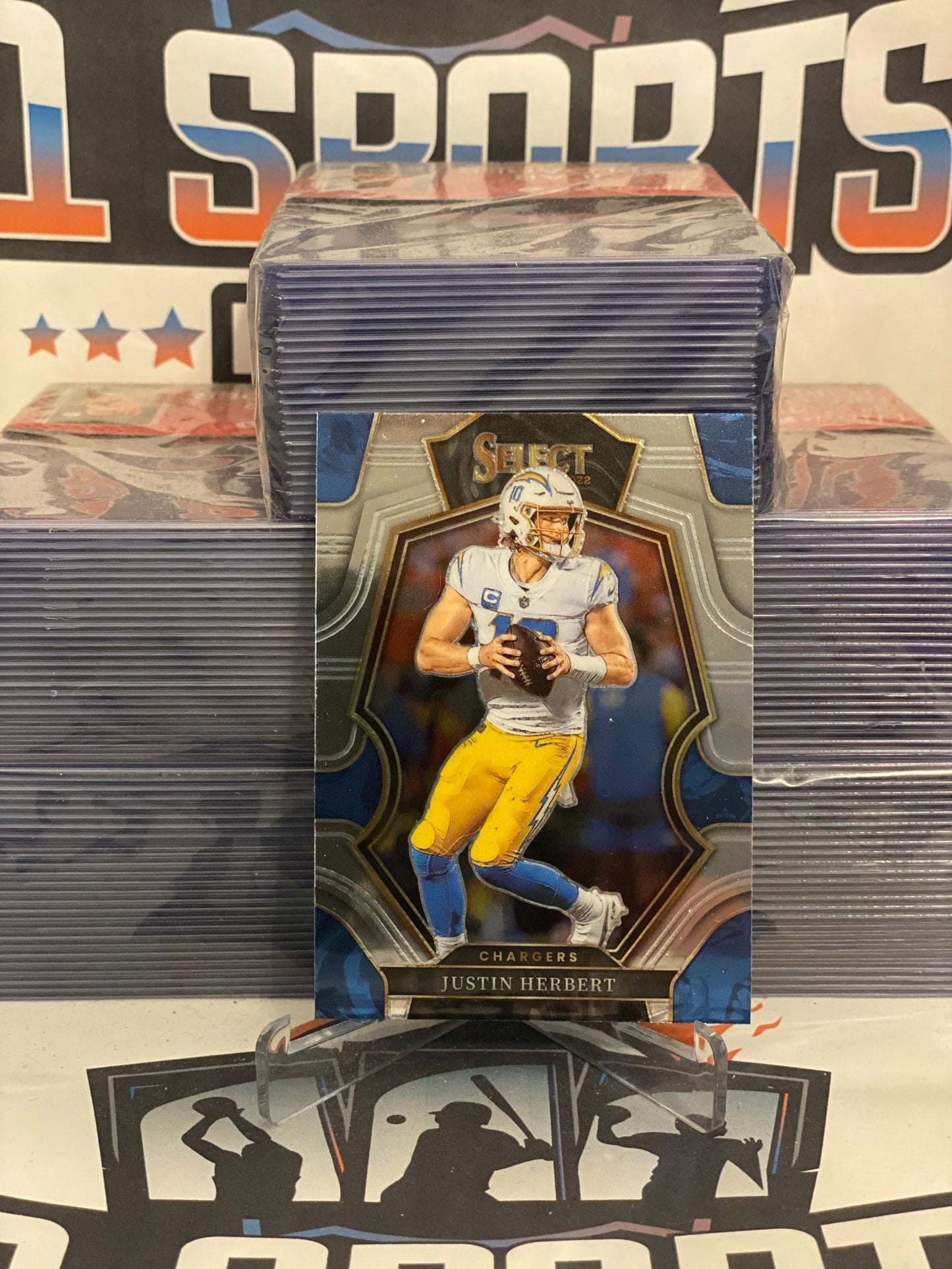 2022 Panini Select (Premier Level) Justin Herbert #155