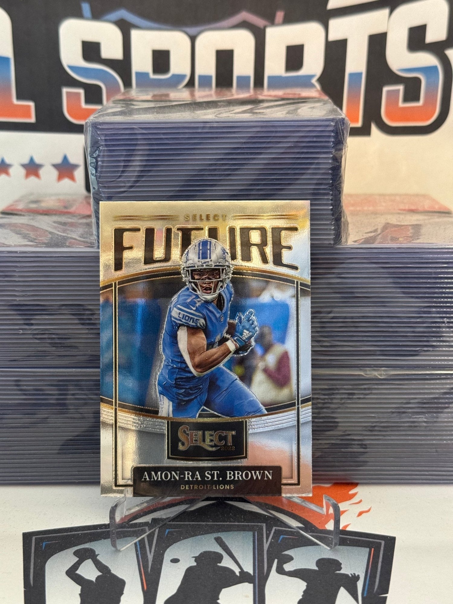2022 Panini Select (Select Future) Amon-Ra St. Brown #SF-25