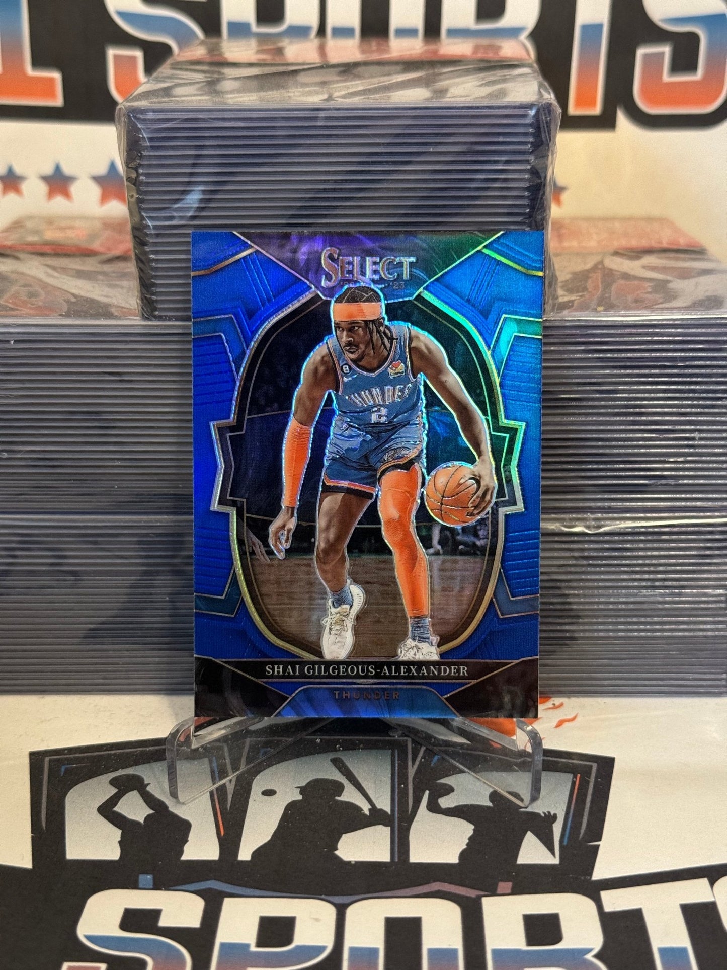 2022 Panini Select (Silver Prizm) Shai Gilgeous-Alexander #56