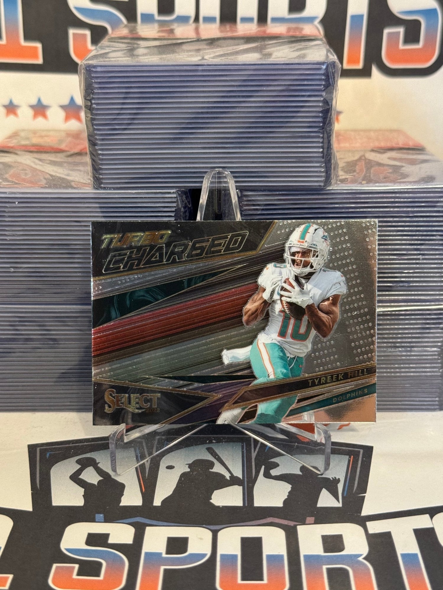 2022 Panini Select (Turbo Charged) Tyreek Hill #TUR-13