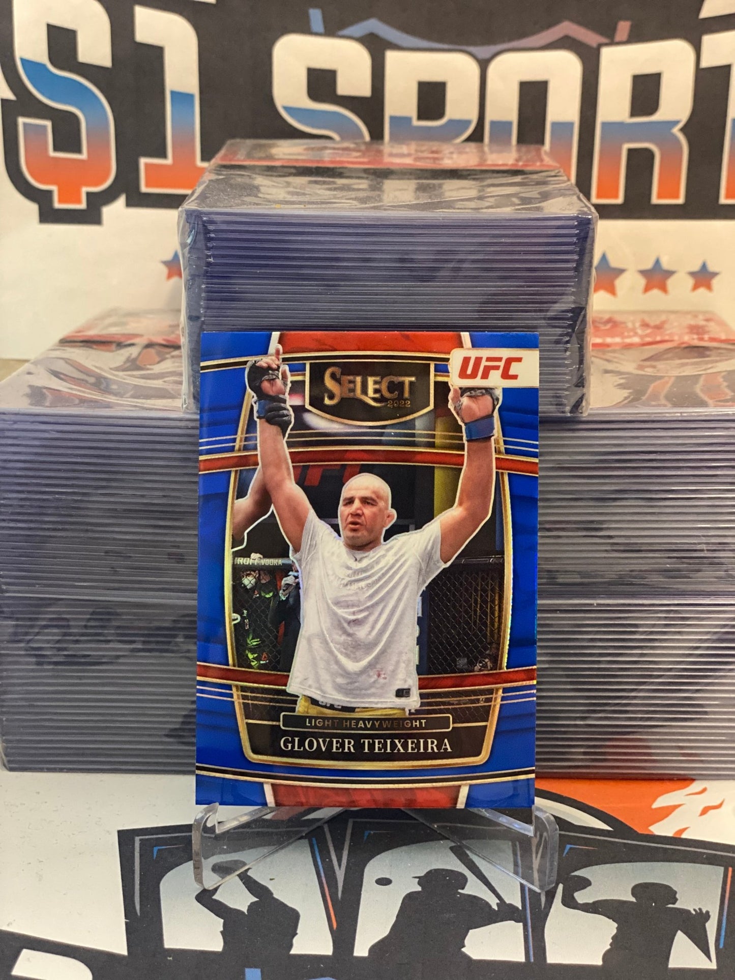 2022 Panini Select UFC (Silver Prizm) Glover Teixeira #17