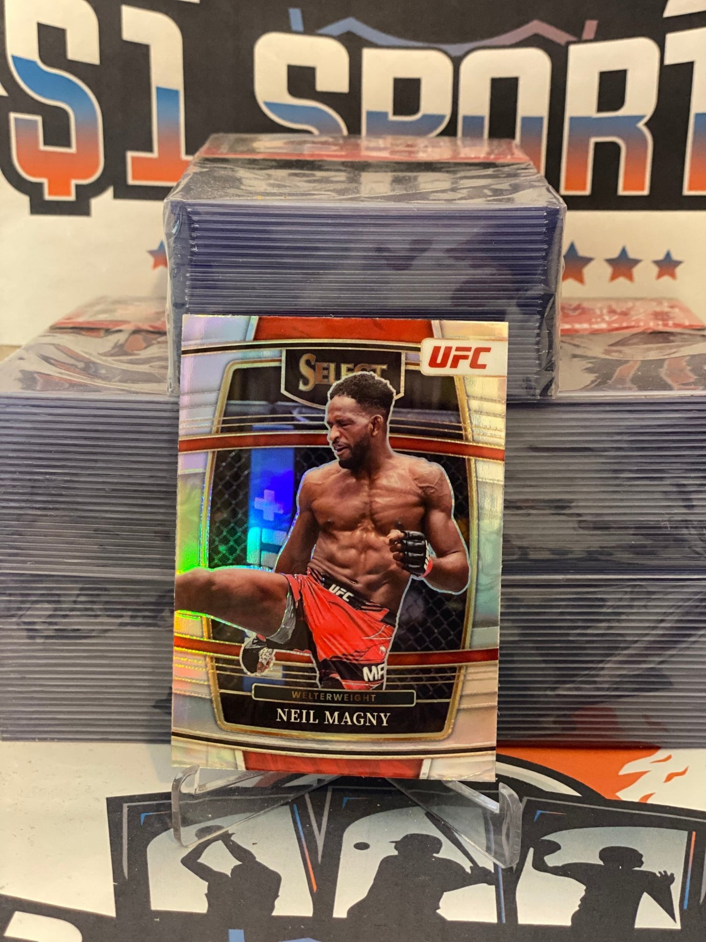 2022 Panini Select UFC (Silver Prizm) Neil Magny #86