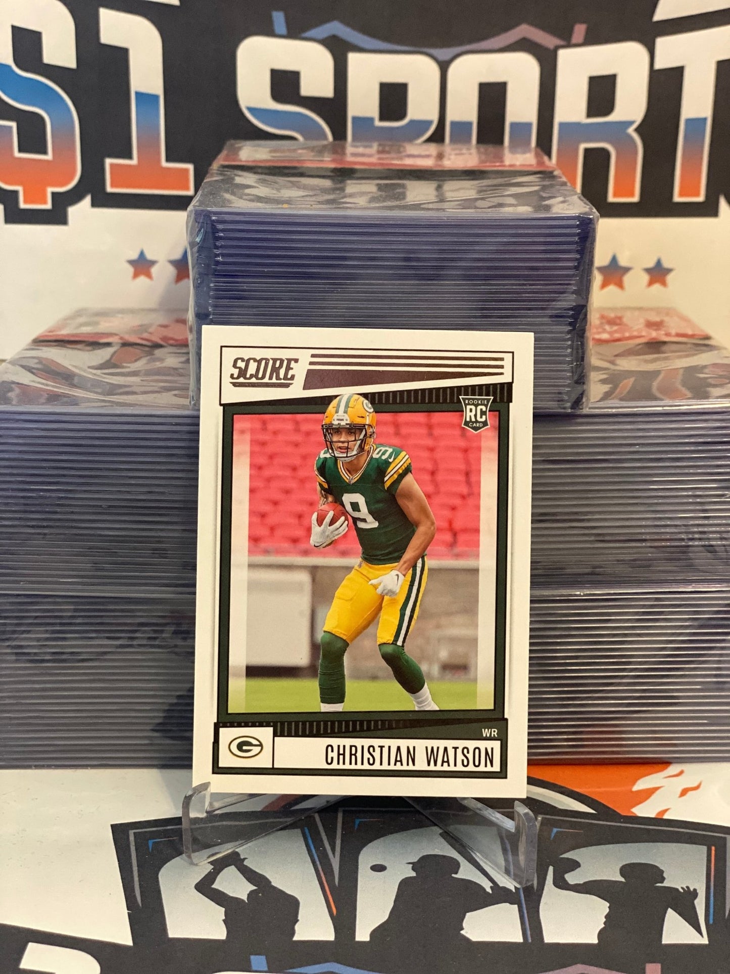 2022 Score Christian Watson Rookie #367