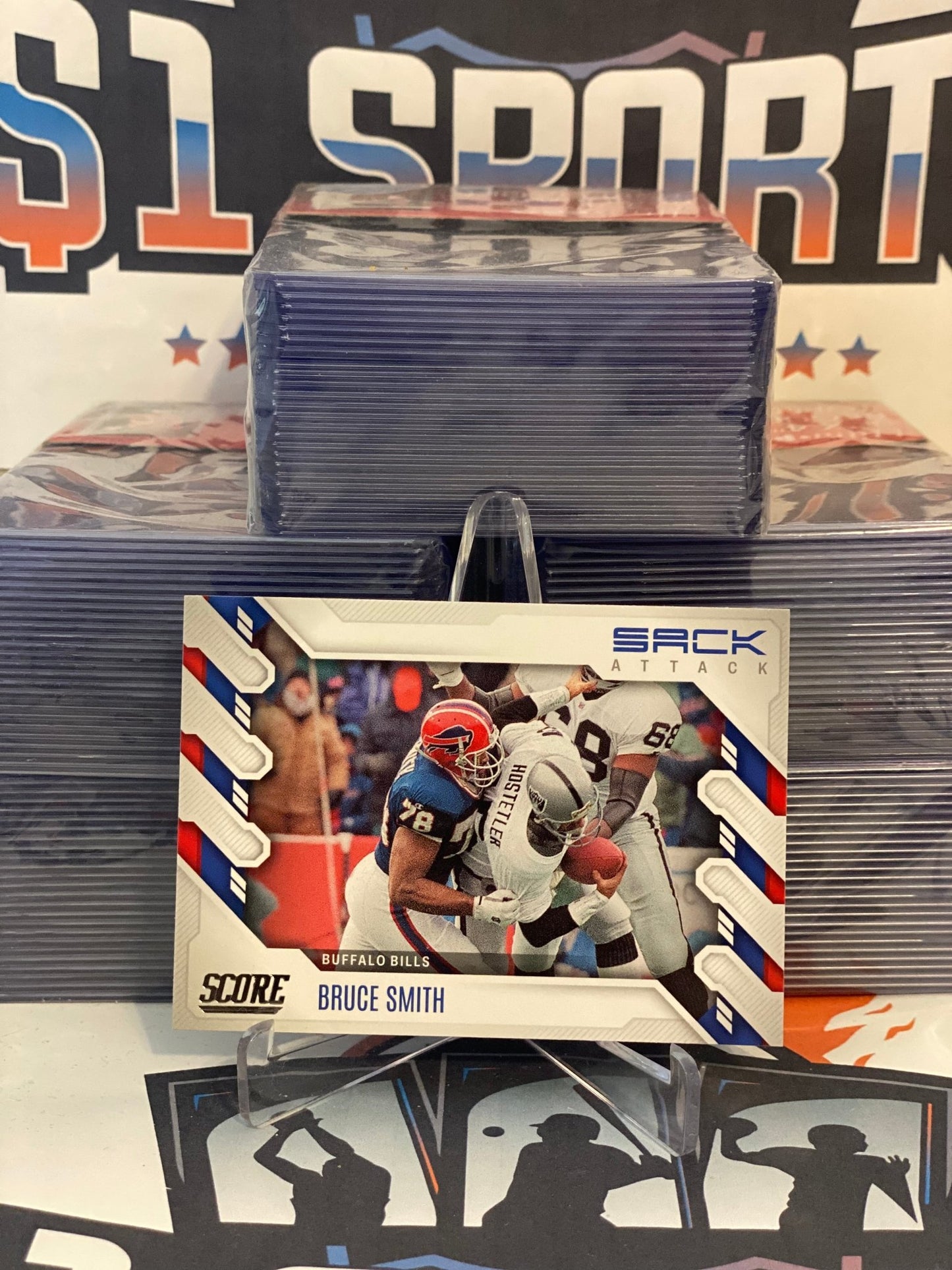 2022 Score (Sack Attack) Bruce Smith #SA-BS