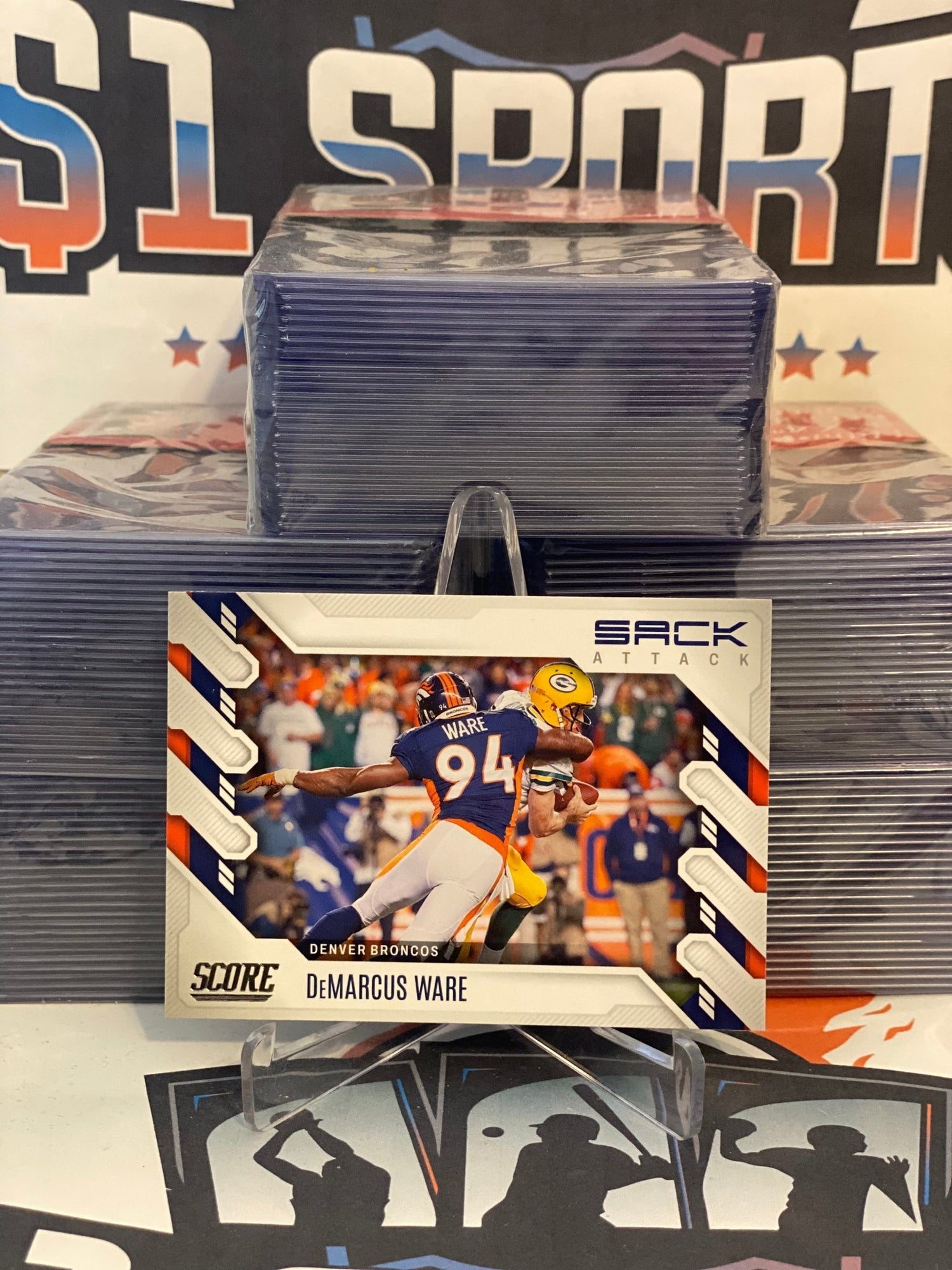 2022 Score (Sack Attack) DeMarcus Ware #SA-DW