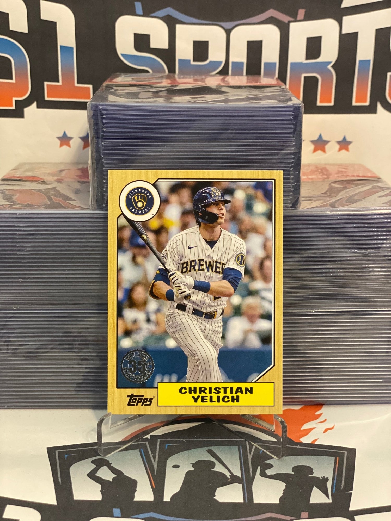 2022 Topps (1987 Redux) Christian Yelich #T87-71