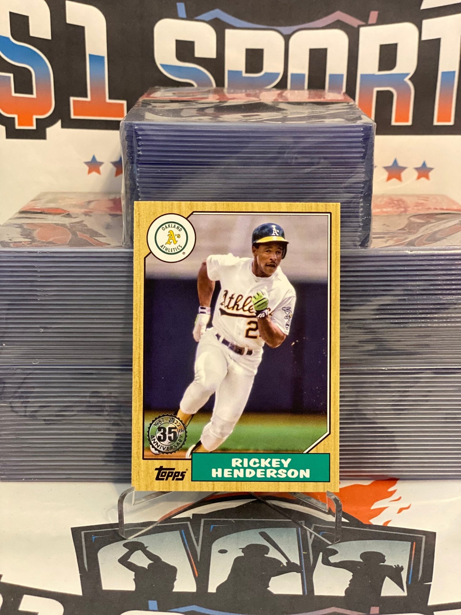 2022 Topps (1987 Redux) Rickey Henderson #T87-84
