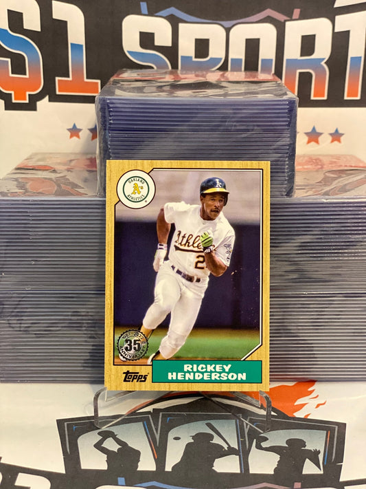 2022 Topps (1987 Redux) Rickey Henderson #T87-84