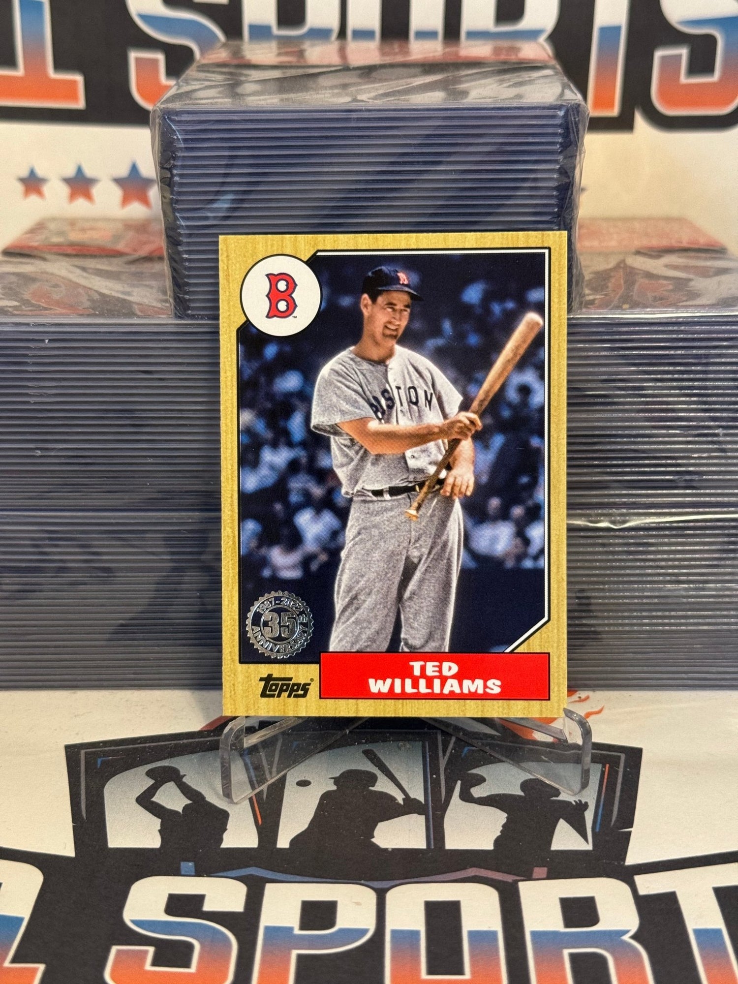 2022 Topps (1987 Redux) Ted Williams #87TBU-12