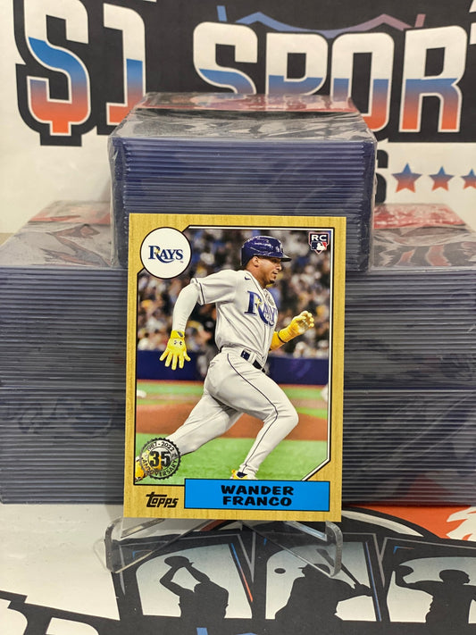 2022 Topps (1987 Redux) Wander Franco Rookie #87TB-1
