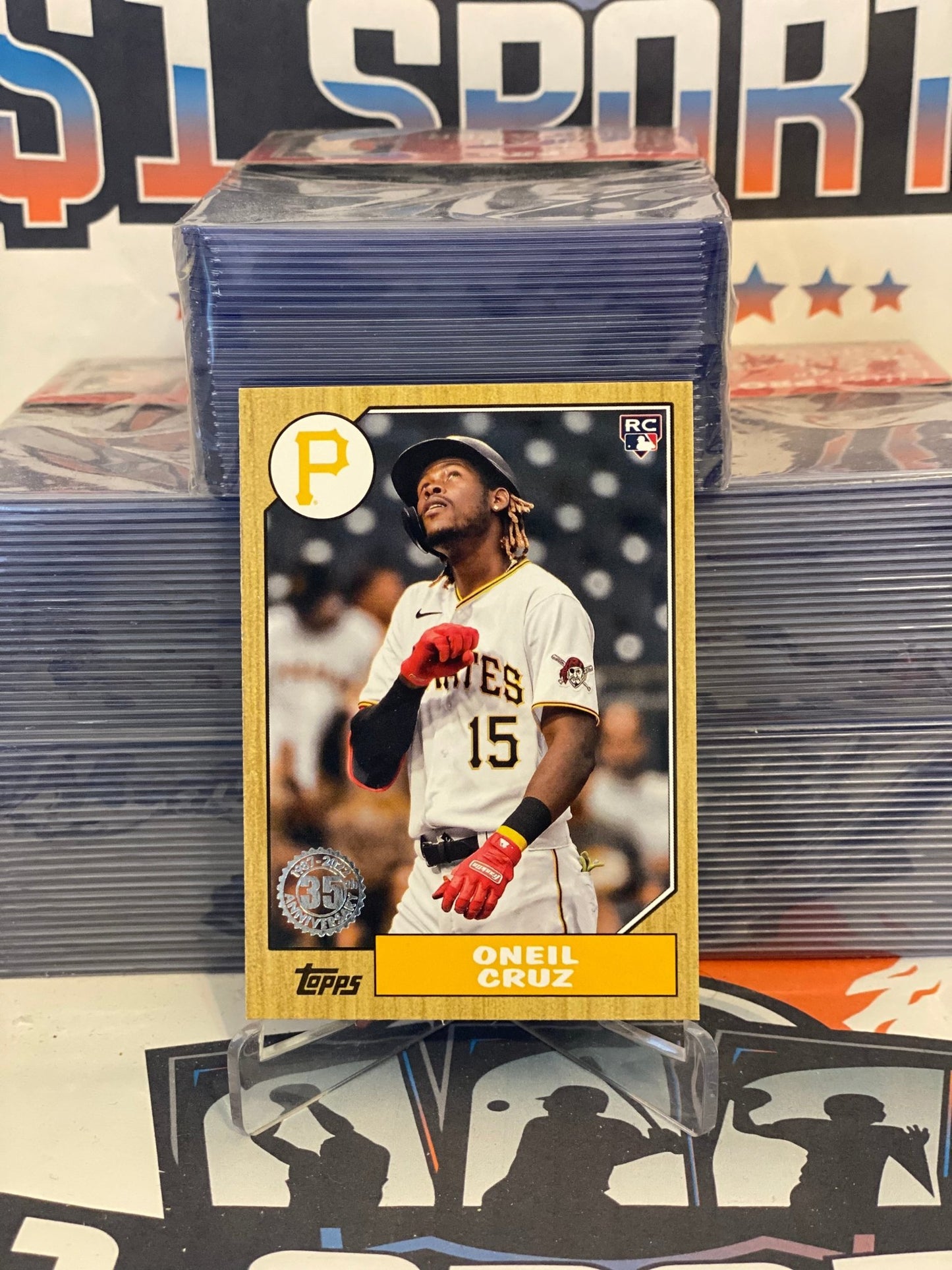 2022 Topps (1987 Topps) Oneil Cruz Rookie #87TB-48