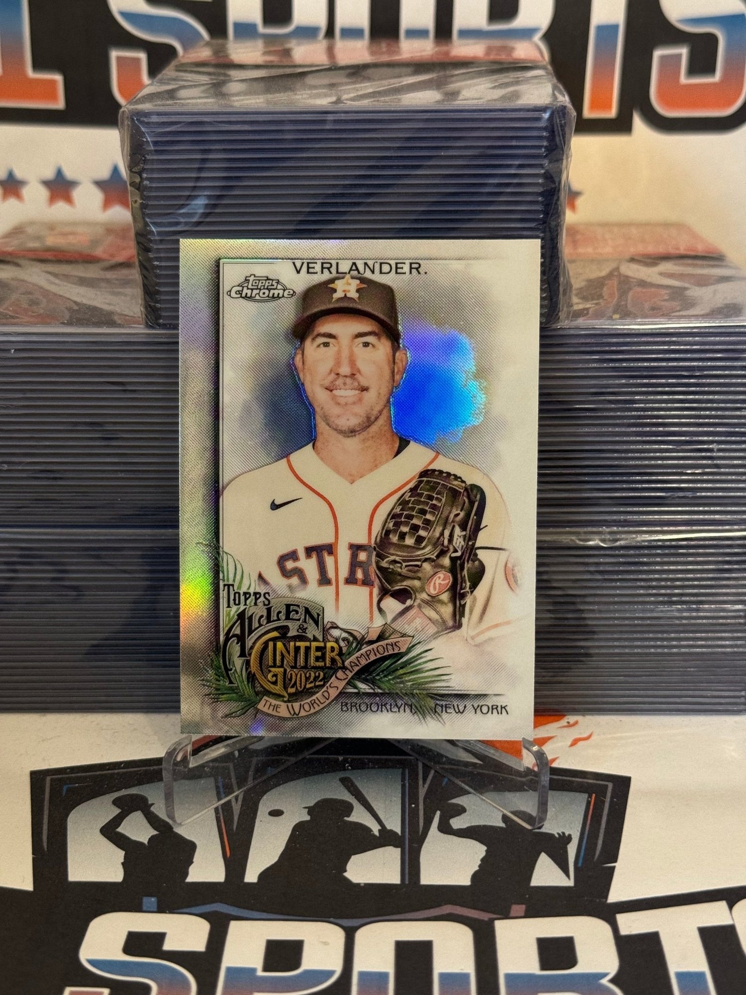 2022 Topps Allen & Ginter (Refractor) Justin Verlander #51