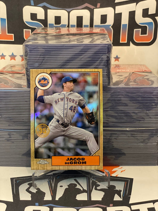 2022 Topps Chrome (1987 Redux) Jacob DeGrom #87BC-7