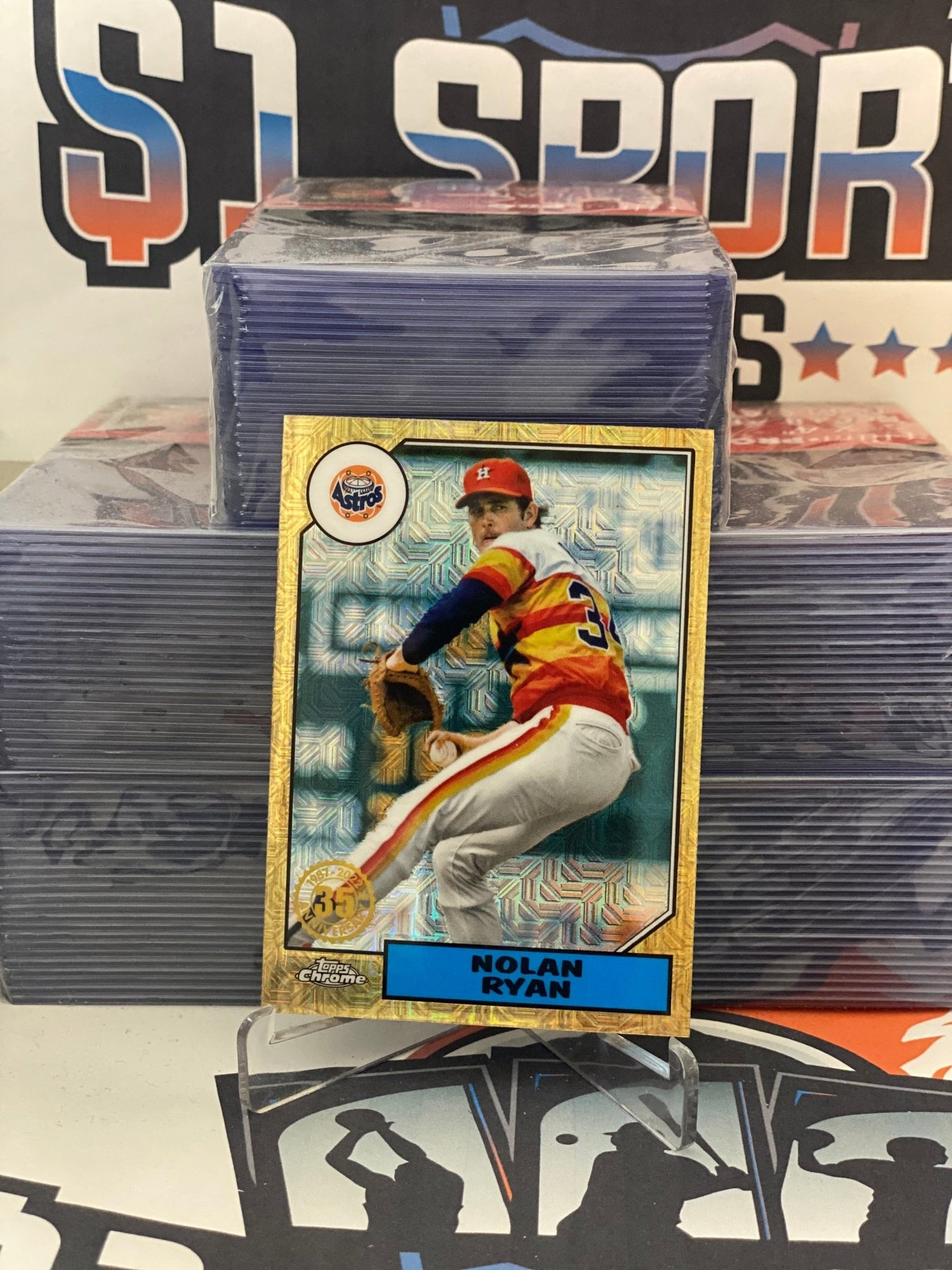 2022 Topps Chrome (1987 Silver Pack Refractor) Nolan Ryan #T87C-53
